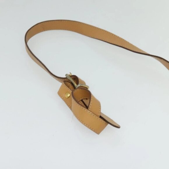 CELINE Macadam Canvas Shoulder Bag PVC Leather Brown Gold Auth sw675 - Picture 10 of 16